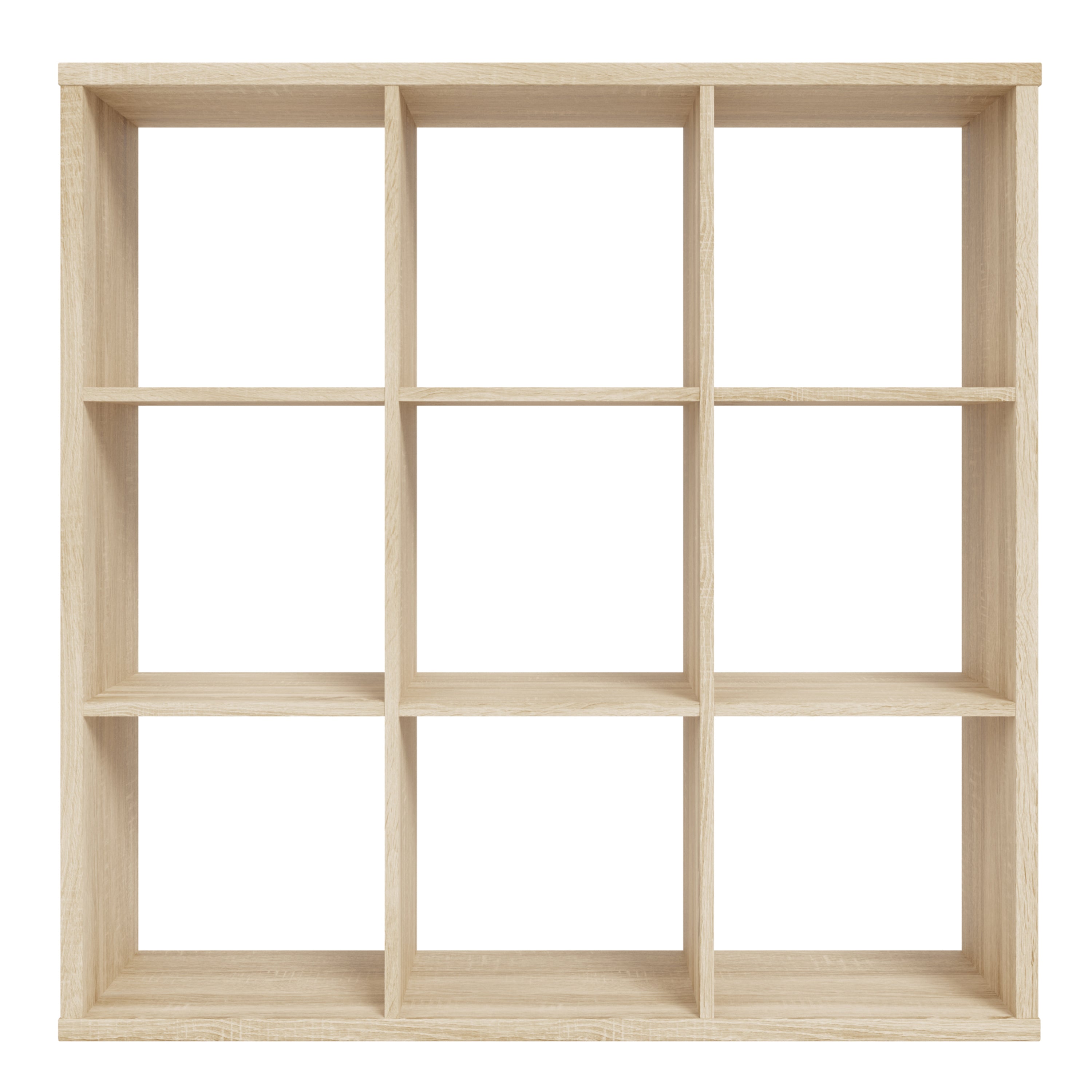 Maurice 3x3 Storage Unit in Sonoma Oak