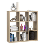 Maurice 3x3 Storage Unit in Sonoma Oak