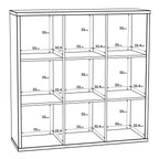 Maurice 3x3 Storage Unit in Sonoma Oak