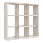 Maurice 3x3 Storage Unit in Sand Oak