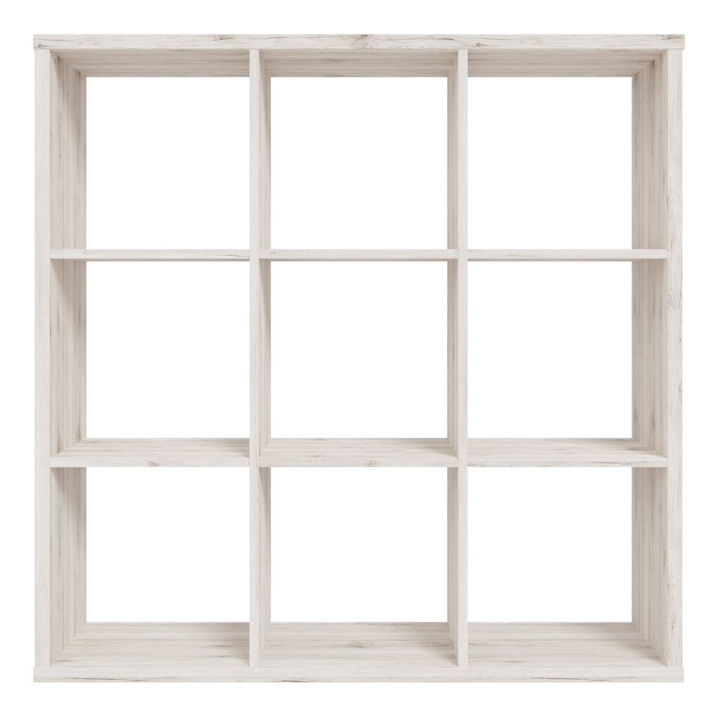 Maurice 3x3 Storage Unit in Sand Oak