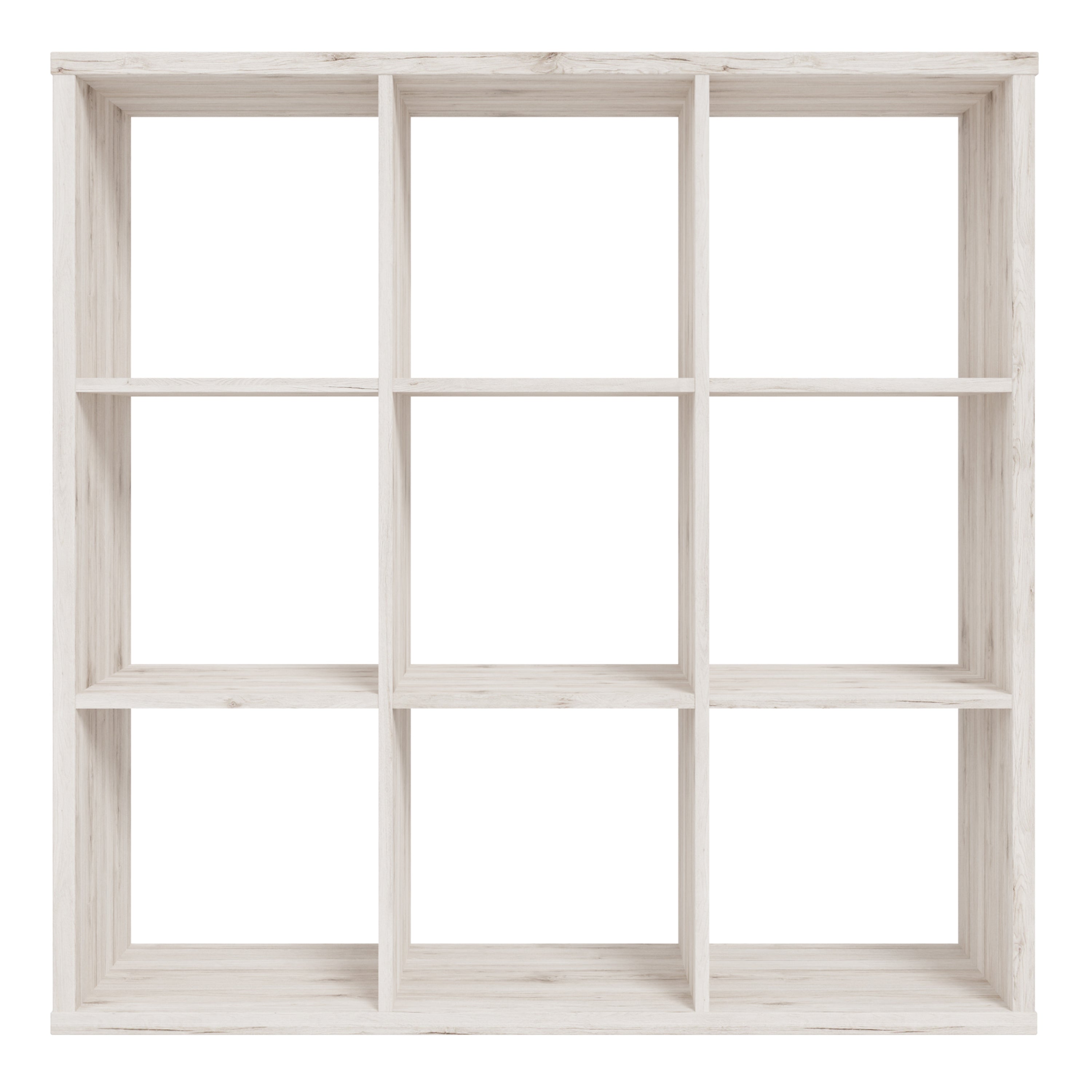 Maurice 3x3 Storage Unit in Sand Oak