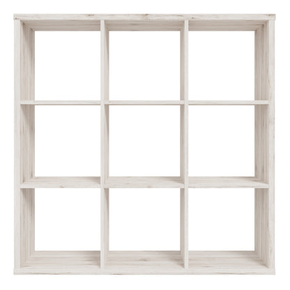 Maurice 3x3 Storage Unit in Sand Oak