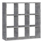 Maurice 3x3 Storage Unit in Concrete Grey