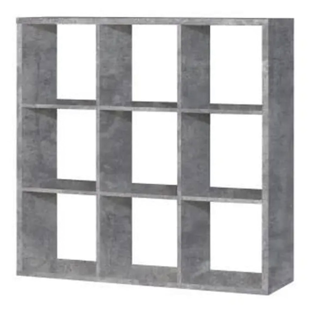 Maurice 3x3 Storage Unit in Concrete Grey