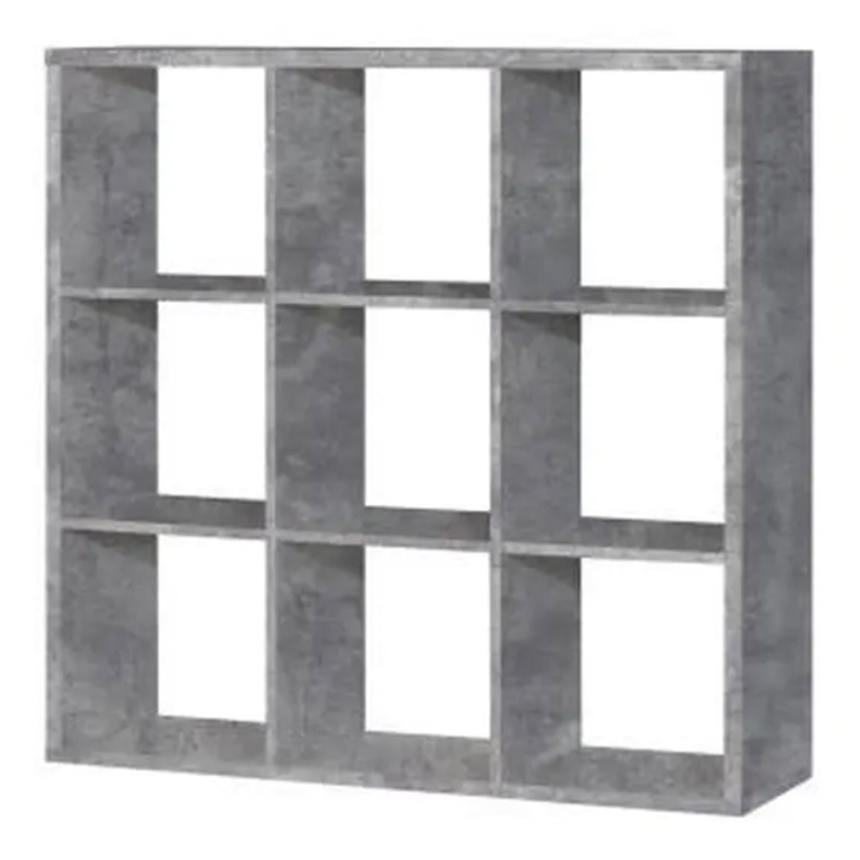 Maurice 3x3 Storage Unit in Concrete Grey