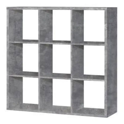 Maurice 3x3 Storage Unit in Concrete Grey