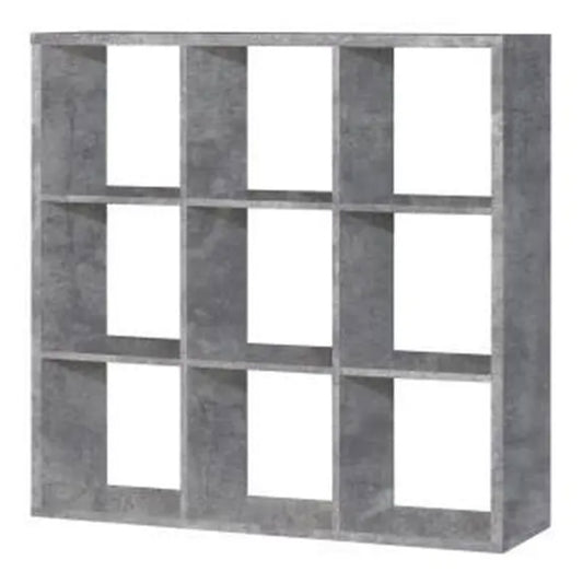 Maurice 3x3 Storage Unit in Concrete Grey