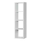 Maurice 3 Shelves Storage Unit in Matt White