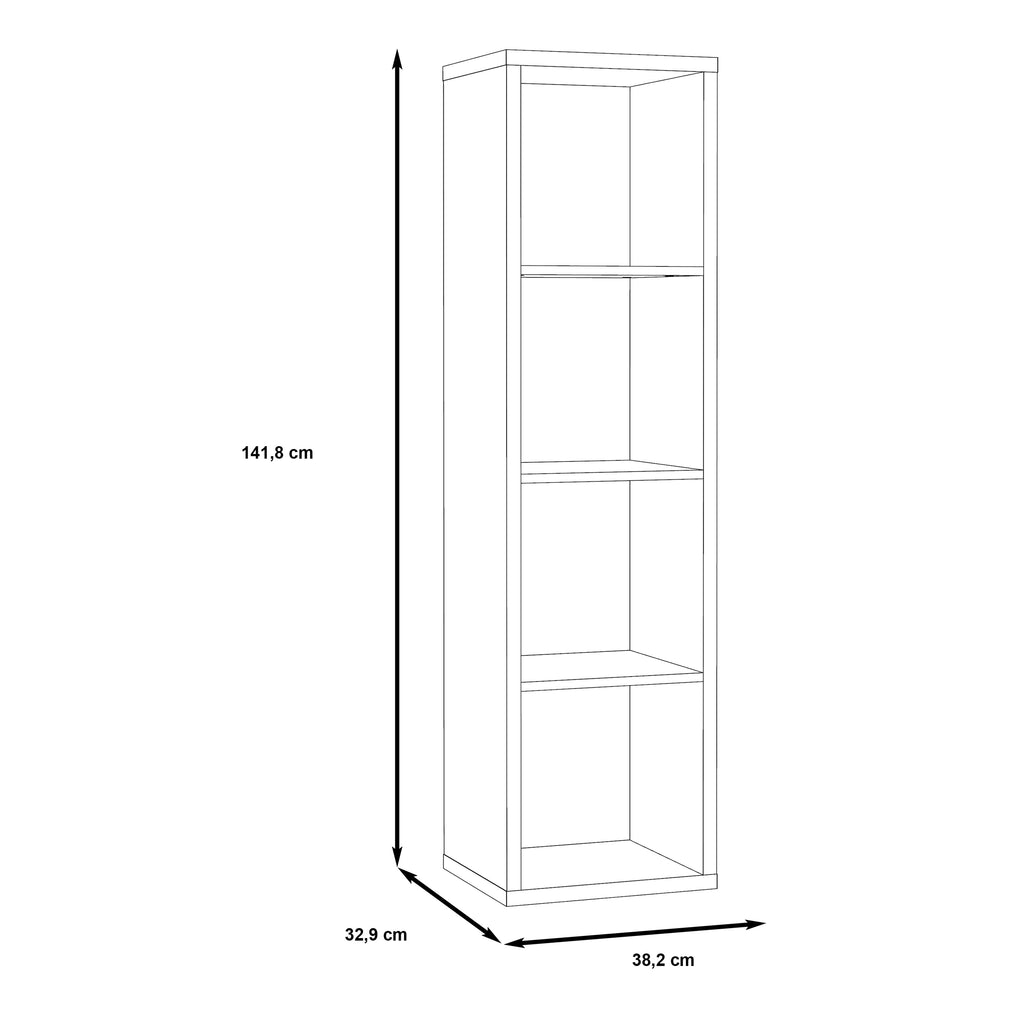 Maurice 3 Shelves Storage Unit in Artisan Oak