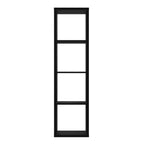 Maurice 3 Shelves Storage Unit in Matt Black
