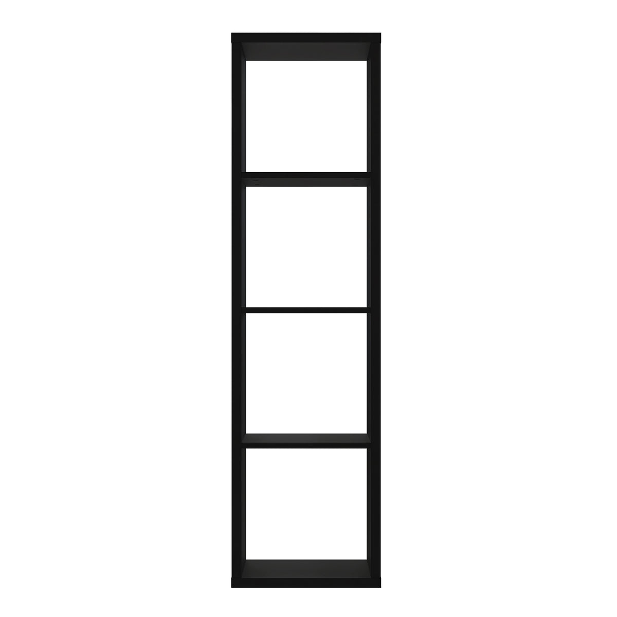 Maurice 3 Shelves Storage Unit in Matt Black