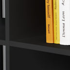 Maurice 3 Shelves Storage Unit in Matt Black