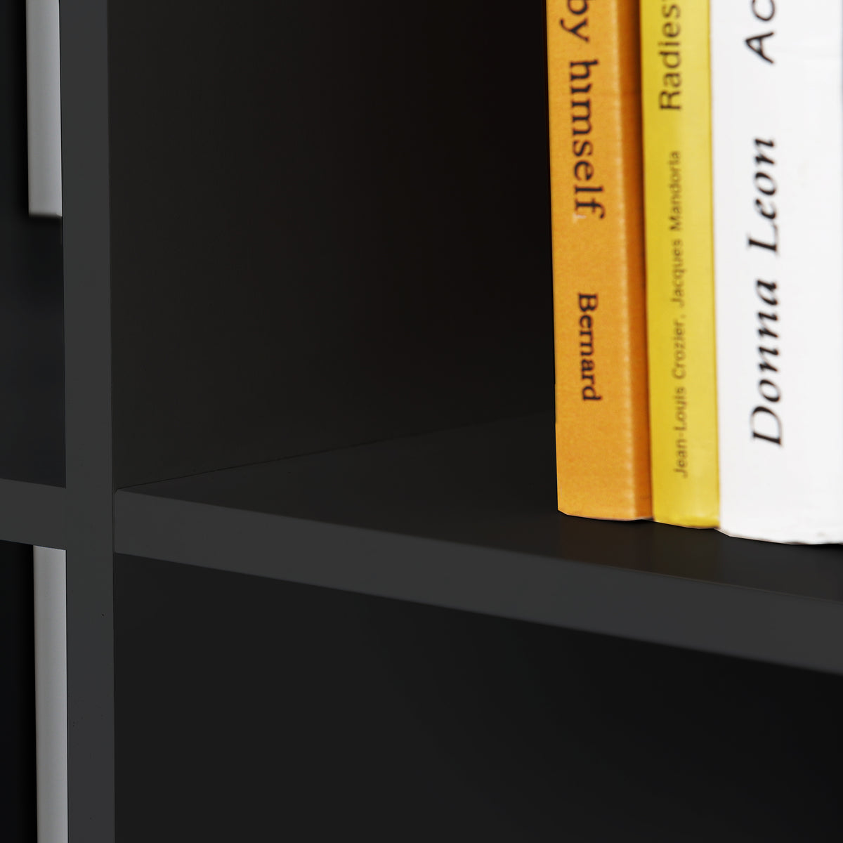 Maurice 3 Shelves Storage Unit in Matt Black