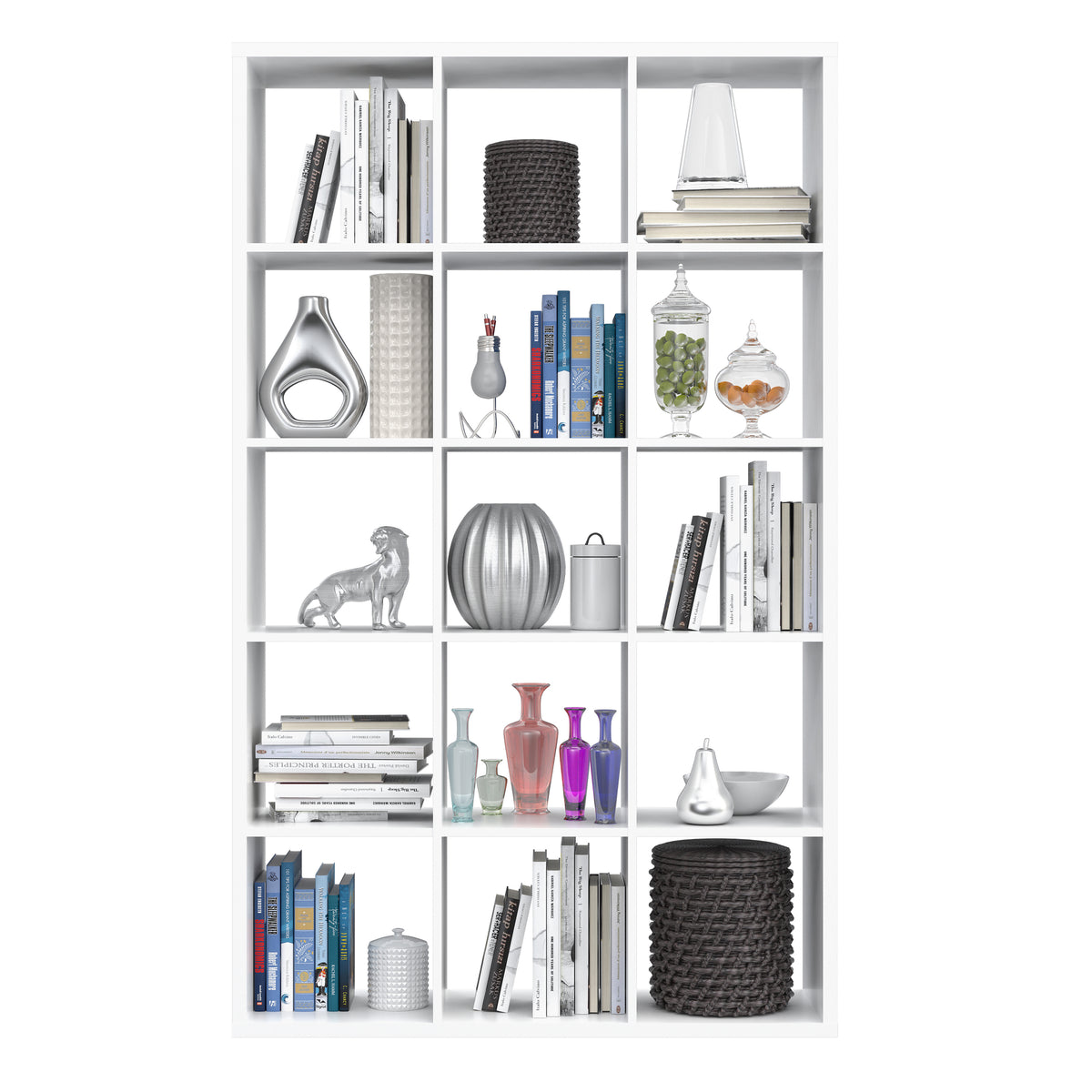 Maurice 3x5 Storage Unit in Matt White