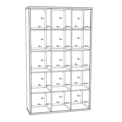 Maurice 3x5 Storage Unit in Matt White