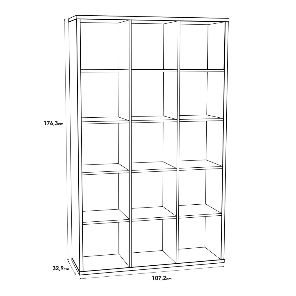 Maurice 3x5 Storage Unit in Sonoma Oak