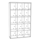 Maurice 3x5 Storage Unit in Sonoma Oak
