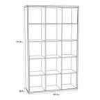 Maurice 3x5 Storage Unit in Sand Oak