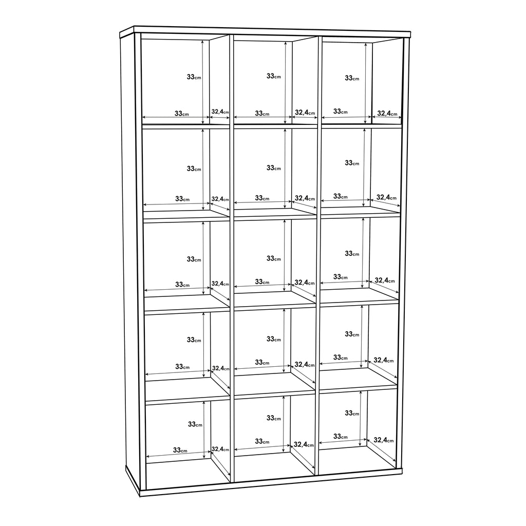 Maurice 3x5 Storage Unit in Sand Oak