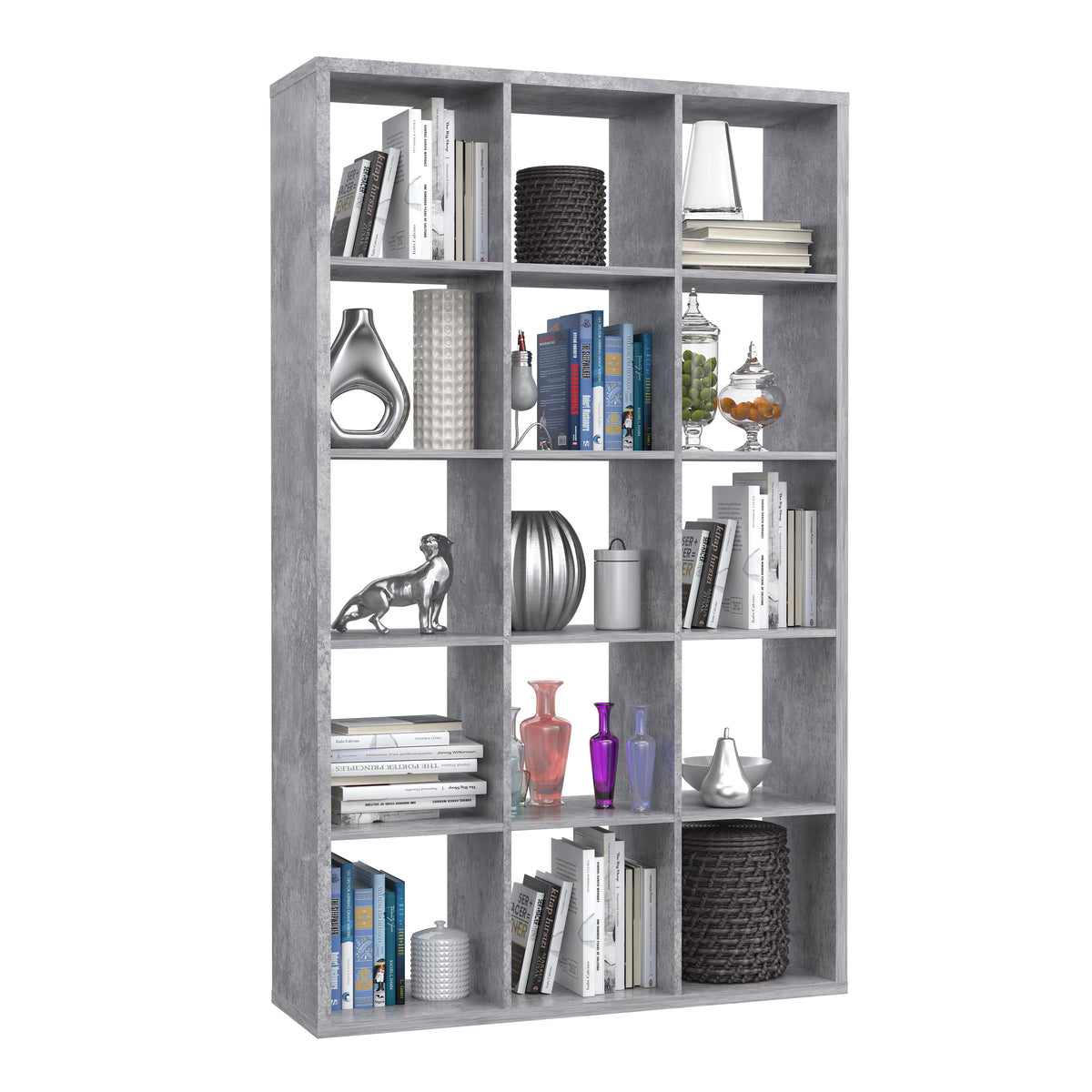Maurice 3x5 Storage Unit in Concrete Grey