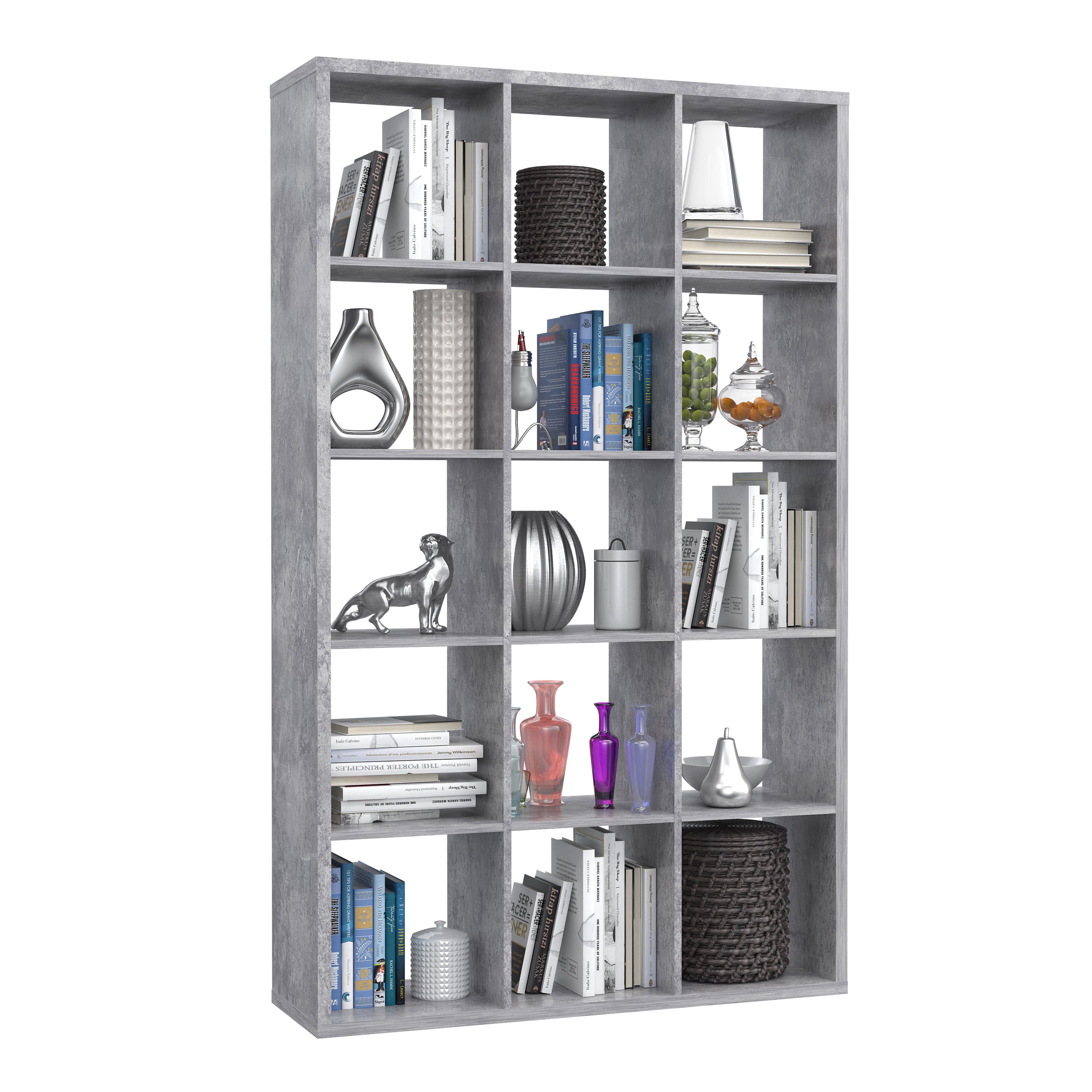 Maurice 3x5 Storage Unit in Concrete Grey