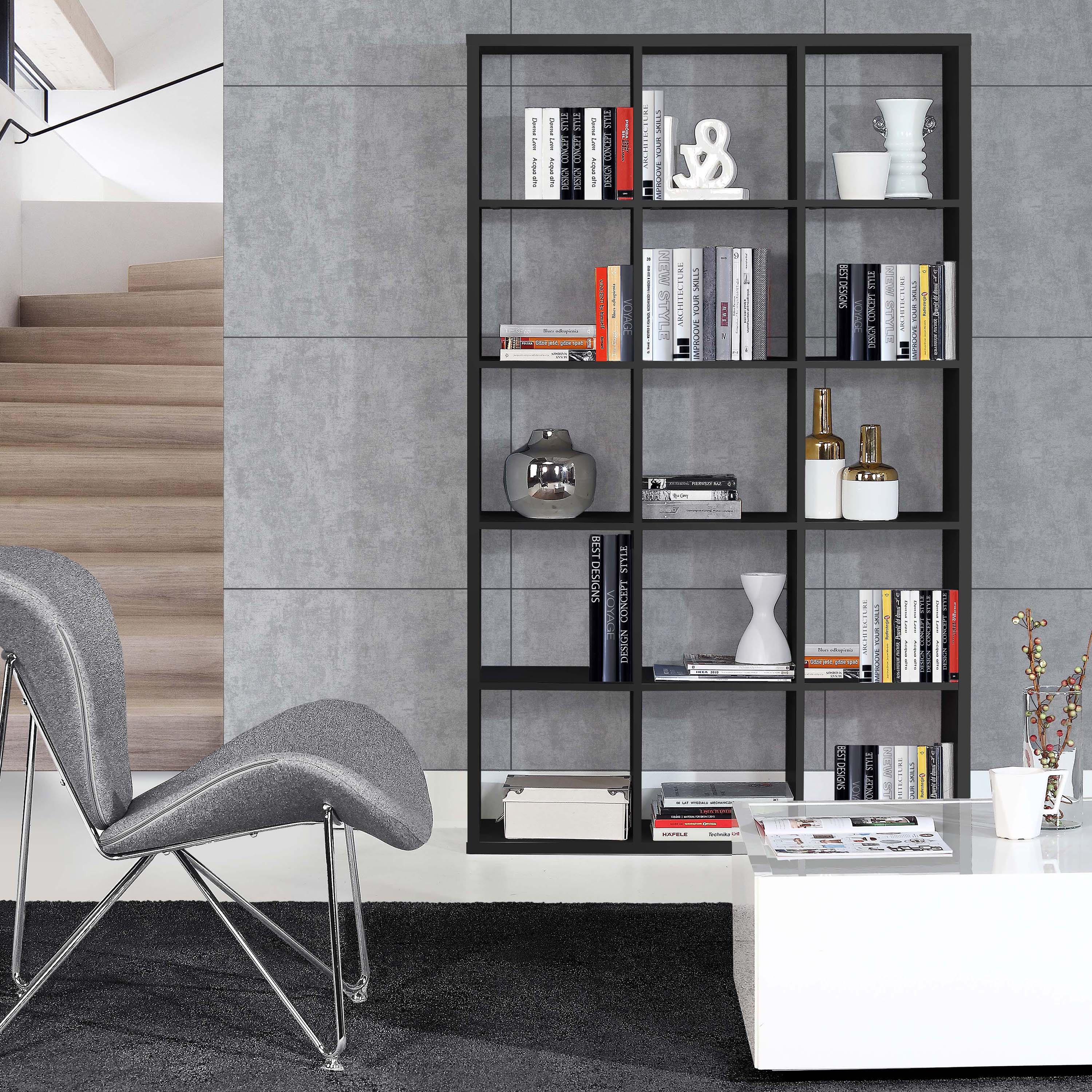 Maurice 3x5 Storage Unit in Matt Black