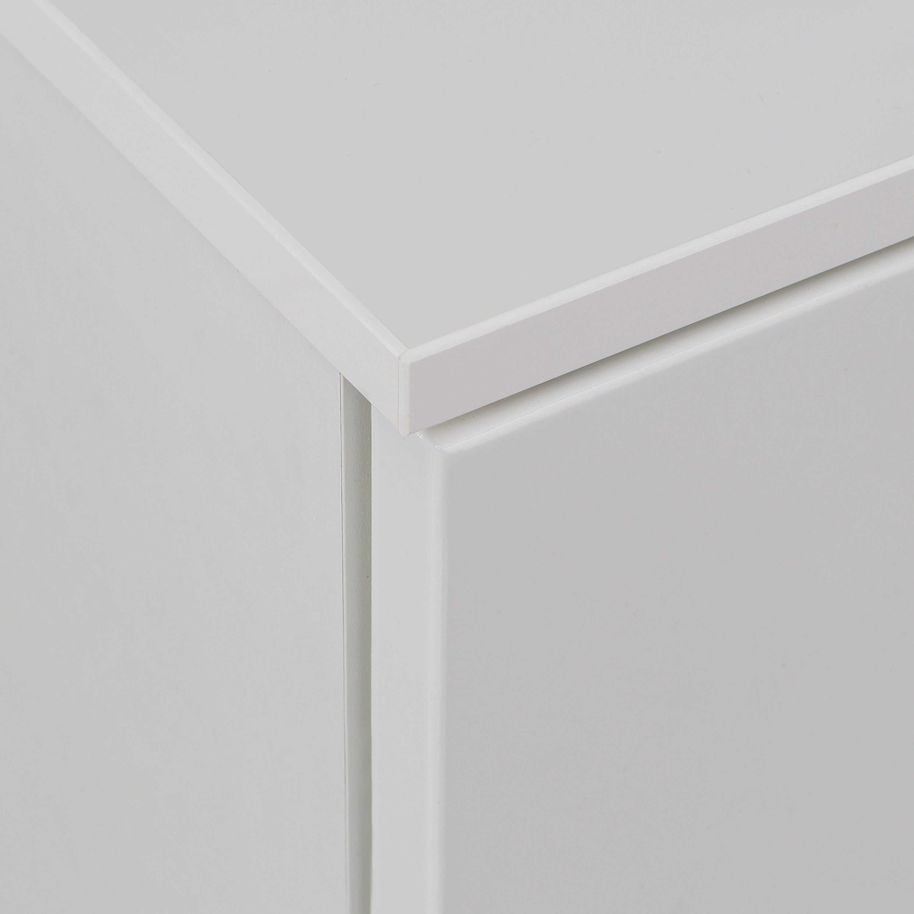 Serena Bedside in White/White High Gloss