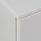 Serena Abstract Chest of in White/White High Gloss