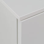 Serena TV Unit  in White/White High Gloss