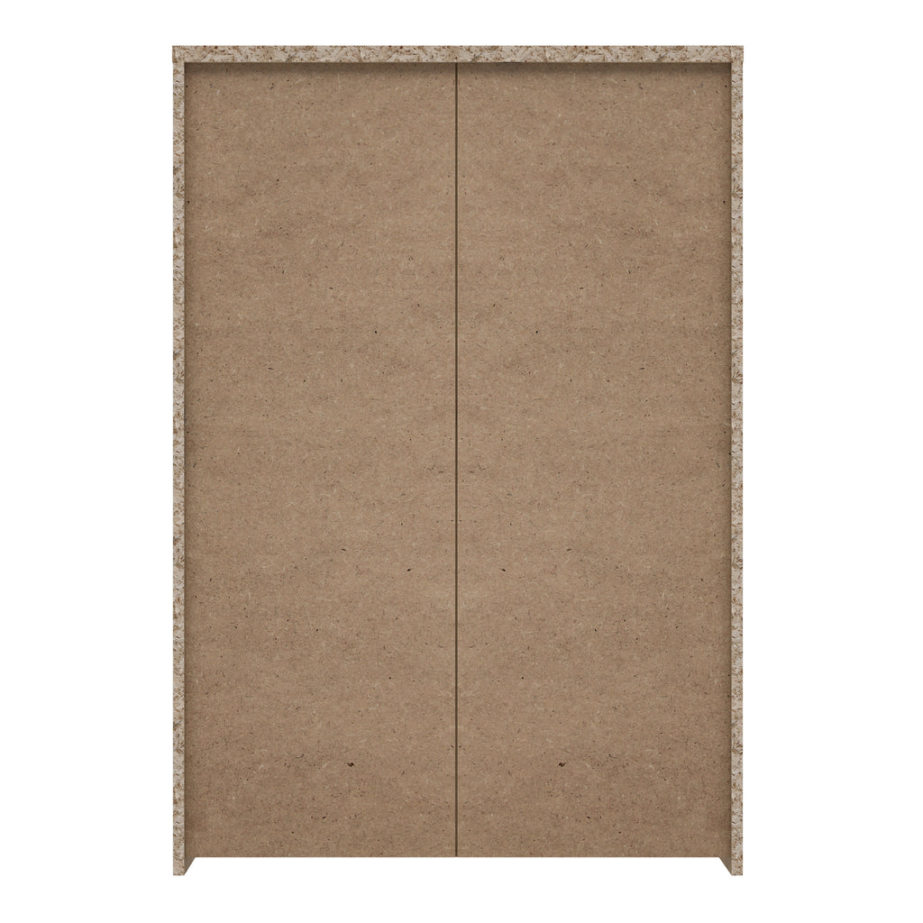 Brent Storage Cabinet with 6 Doors in Artisan Oak/White