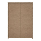 Brent Storage Cabinet with 6 Doors in Artisan Oak/White