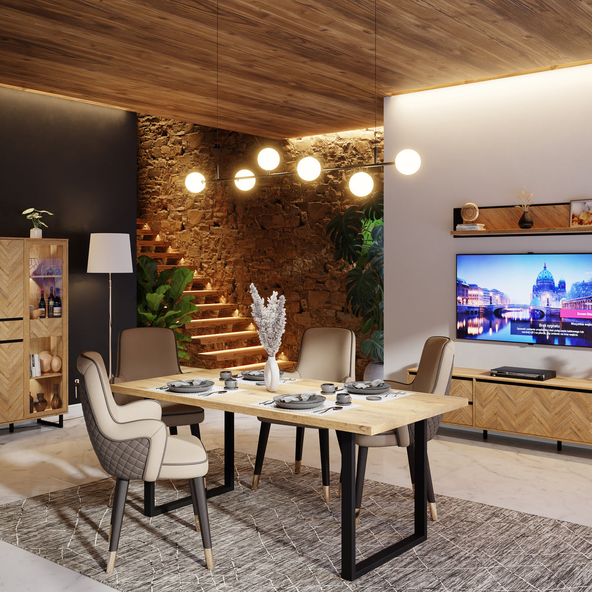 Nico Dining Table in Bartex Oak