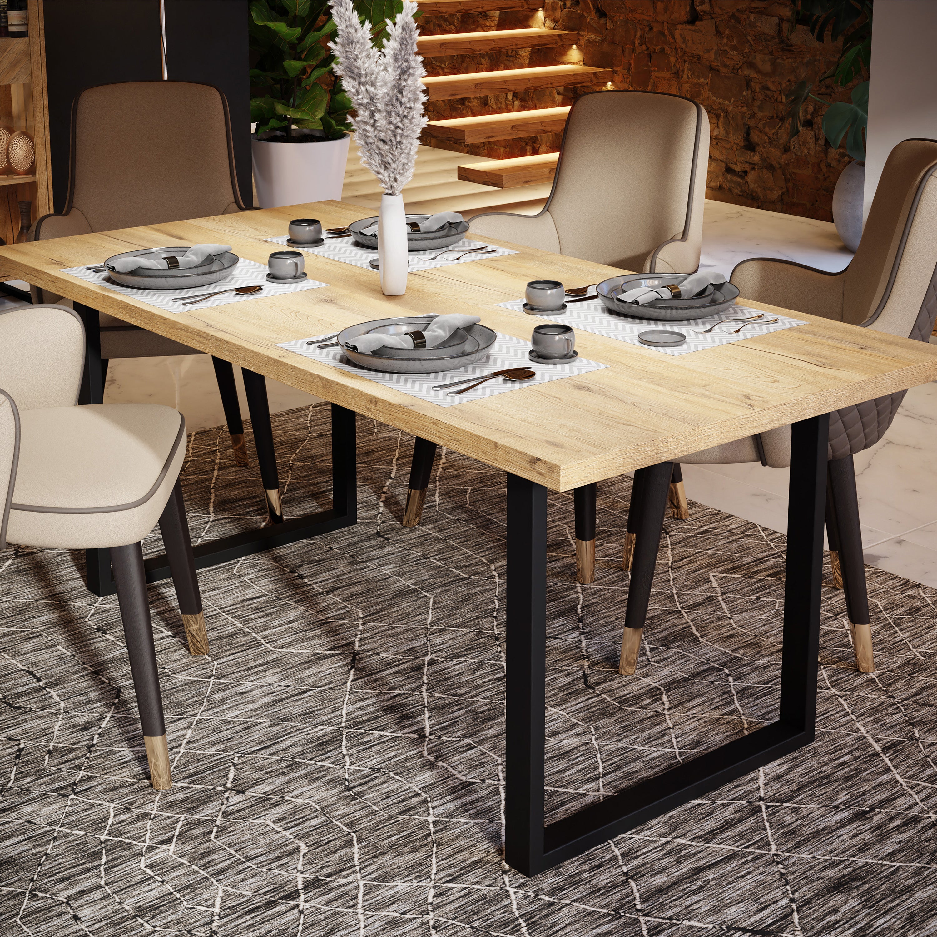 Nico Dining Table in Bartex Oak