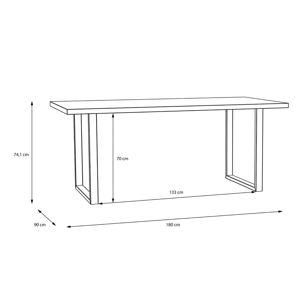 Nico Dining Table in Bartex Oak