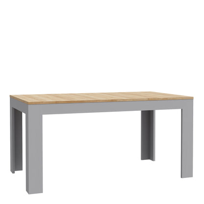 Balmoral Extending Dining Table 160-207cm in Riviera Oak/Grey Oak