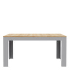Balmoral Extending Dining Table 160-207cm in Riviera Oak/Grey Oak