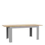 Balmoral Extending Dining Table 160-207cm in Riviera Oak/Grey Oak