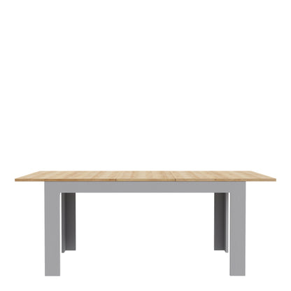 Balmoral Extending Dining Table 160-207cm in Riviera Oak/Grey Oak