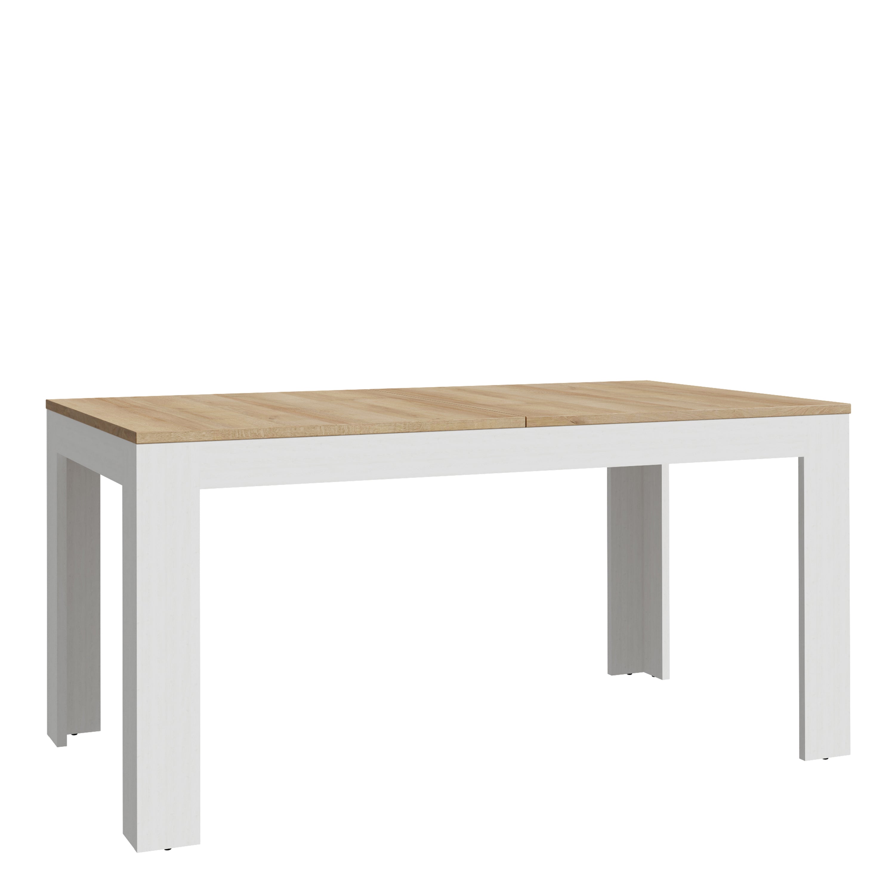 Balmoral Extending Dining Table 160-207cm in Riviera Oak/White