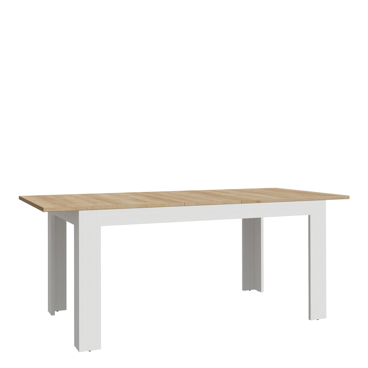 Balmoral Extending Dining Table 160-207cm in Riviera Oak/White