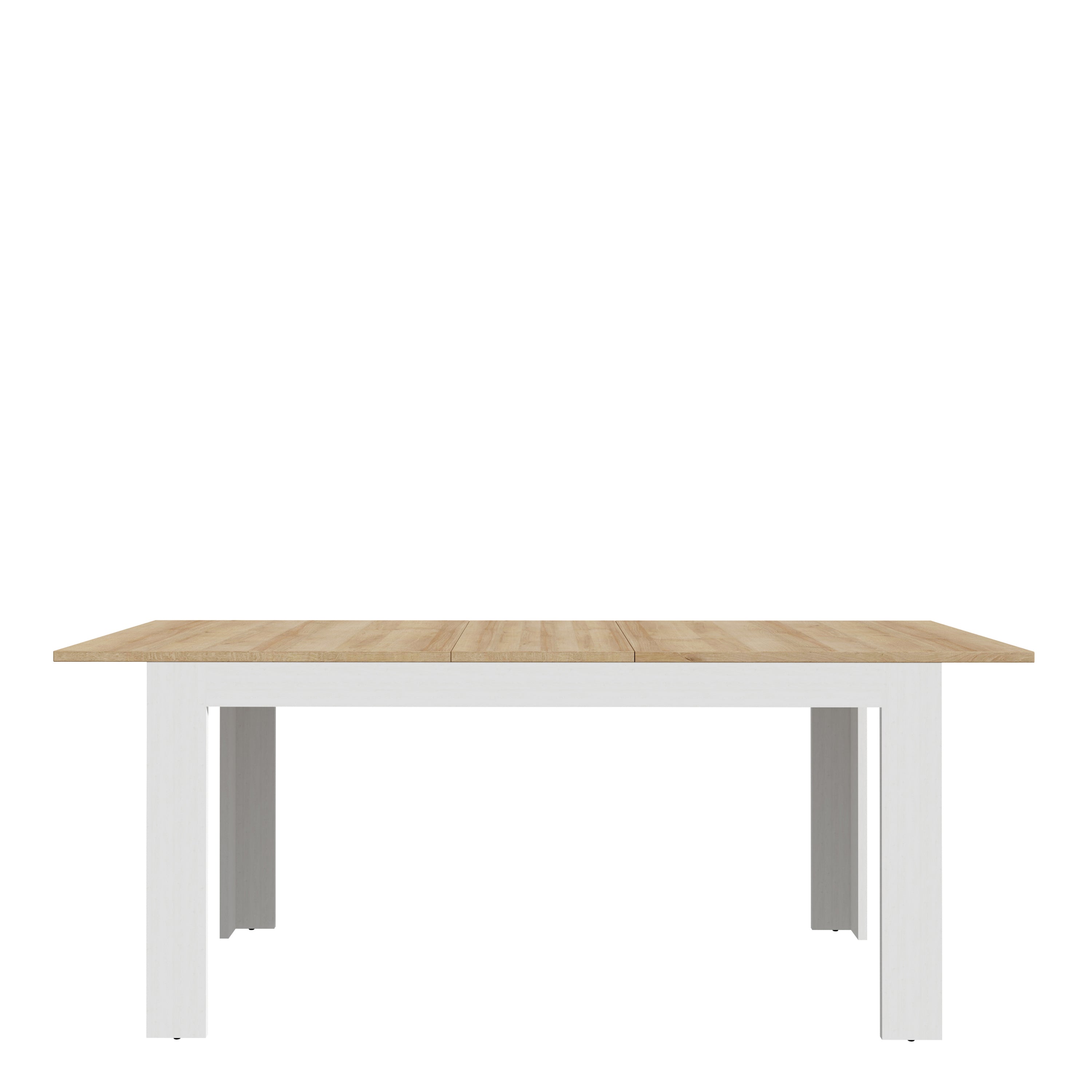Balmoral Extending Dining Table 160-207cm in Riviera Oak/White