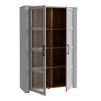 Balmoral Display Cabinet inc. 2x LED Lights in Riviera Oak/Grey Oak