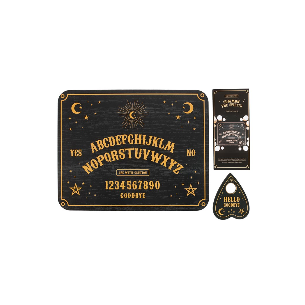 Black Talking Board with Planchette