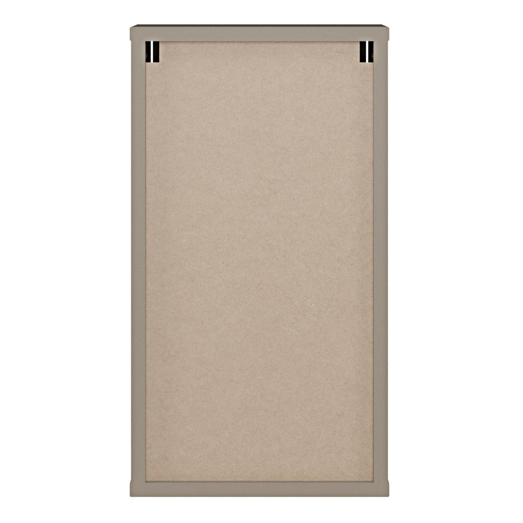 Alyson Mounted Storage Cupboard with 1 Door Push-to-Open in Taupe