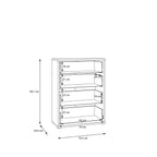 Alyson 4 Drawer Chest with Push-to-Open Drawers in Taupe