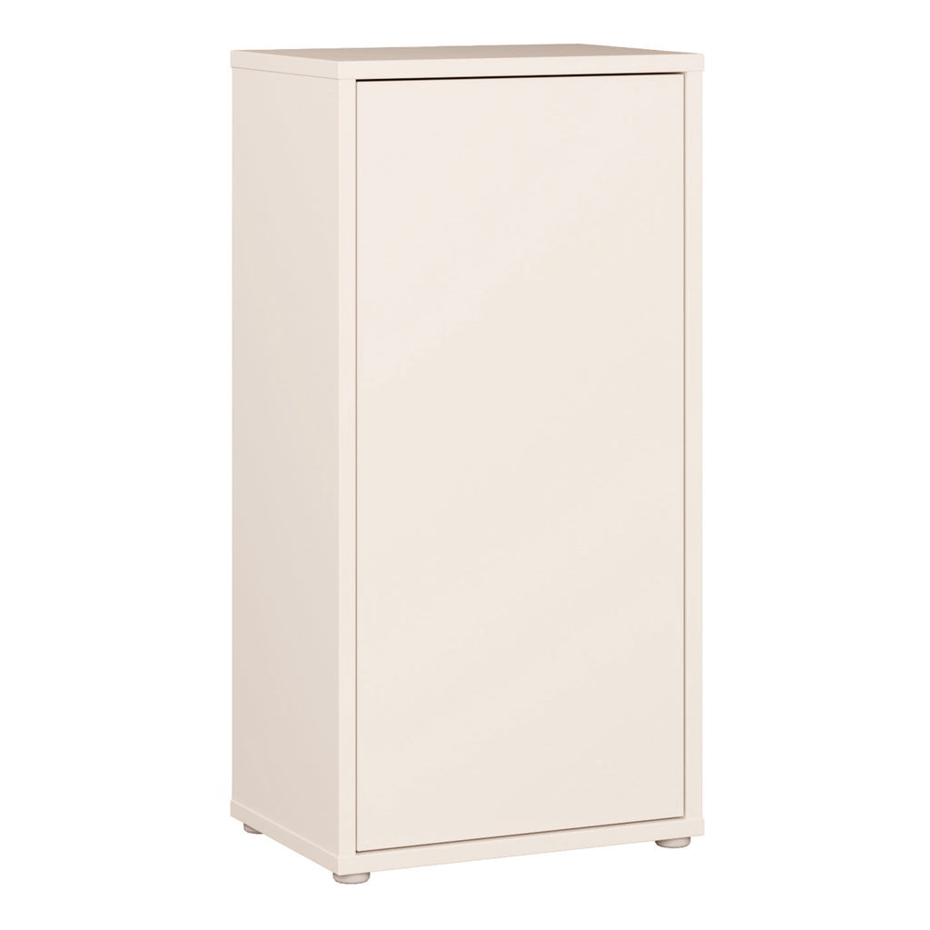 Alyson 1 Door Cupboard with Push-to-Open Door in Sand