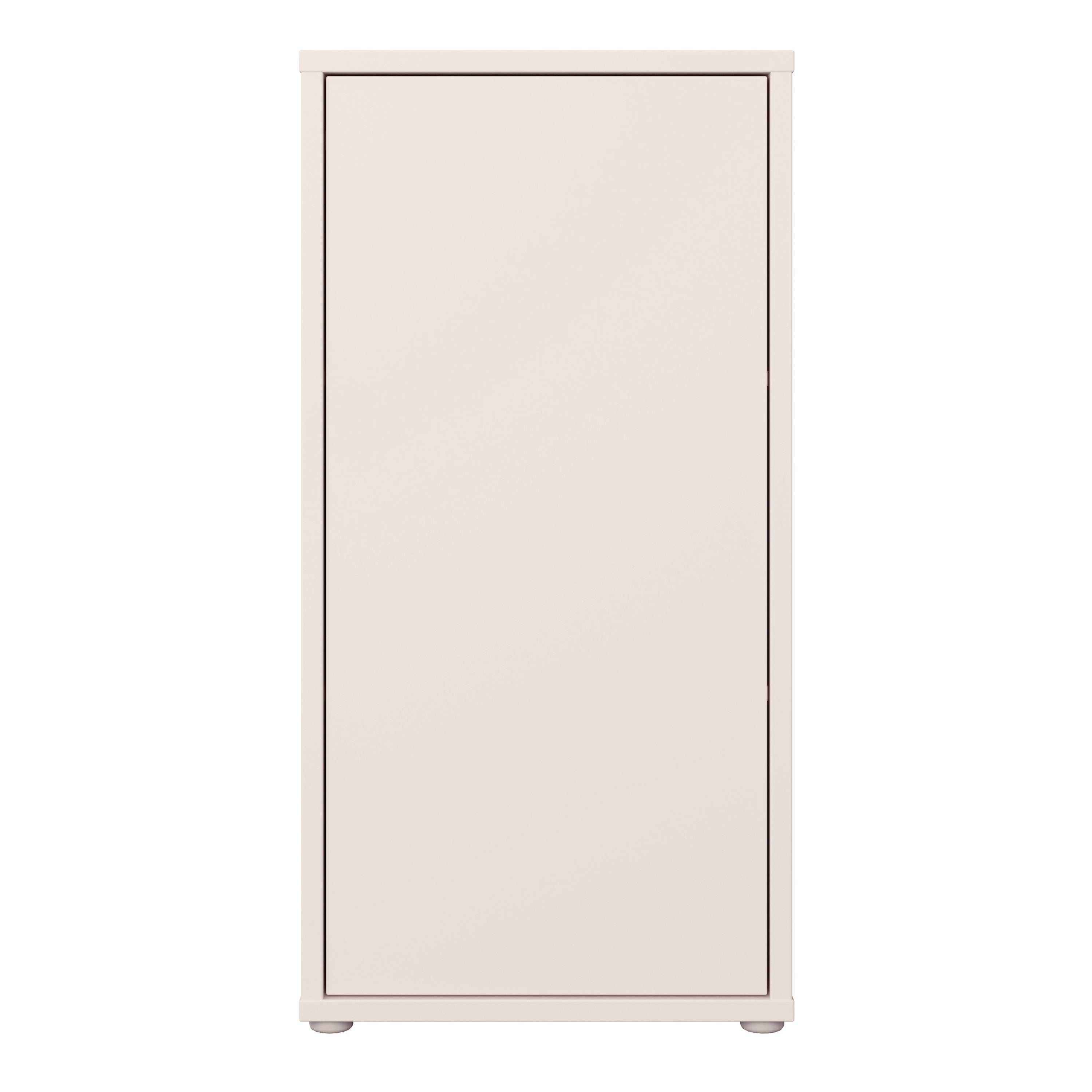 Alyson 1 Door Cupboard with Push-to-Open Door in Sand