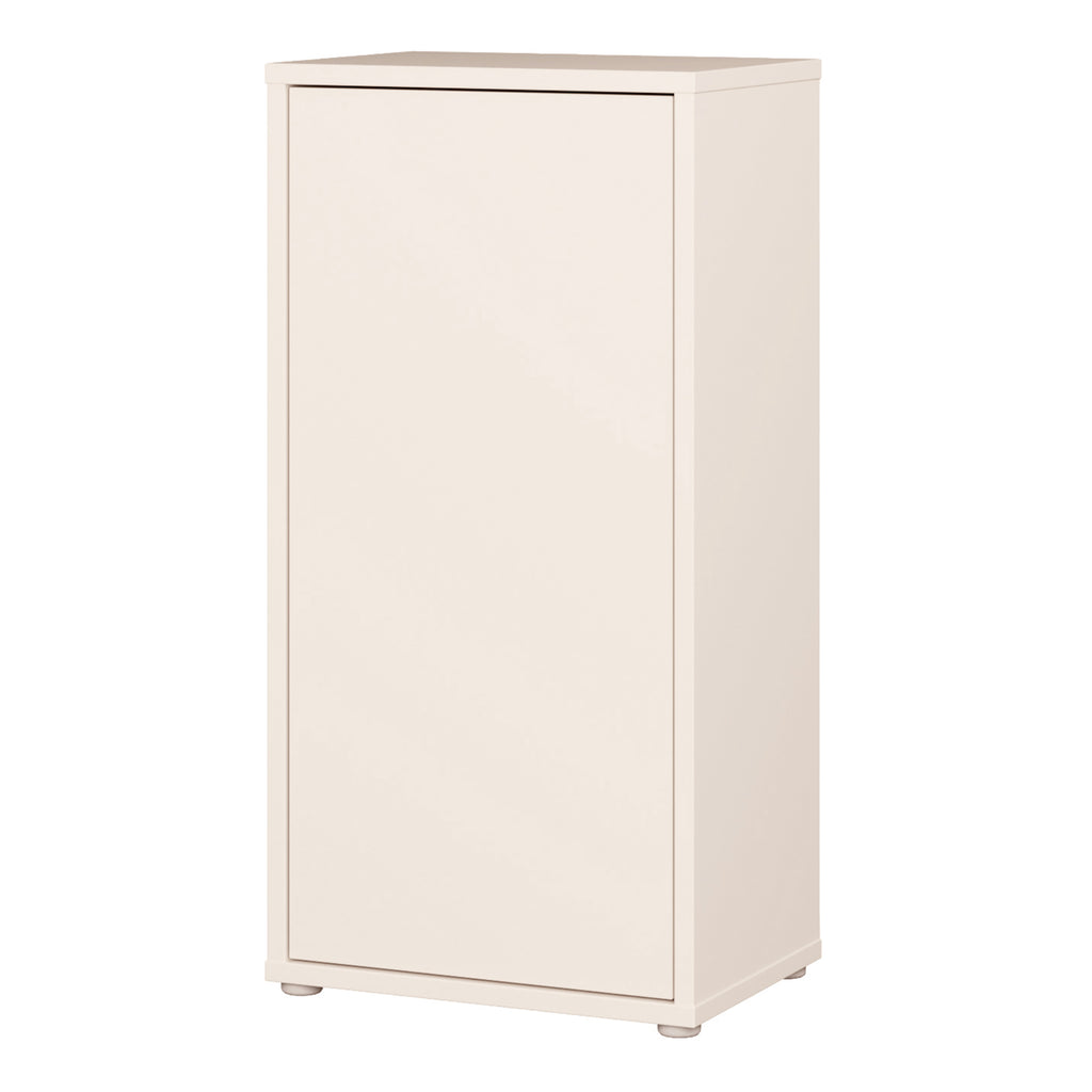 Alyson 1 Door Cupboard with Push-to-Open Door in Sand
