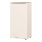 Alyson 1 Door Cupboard with Push-to-Open Door in Sand